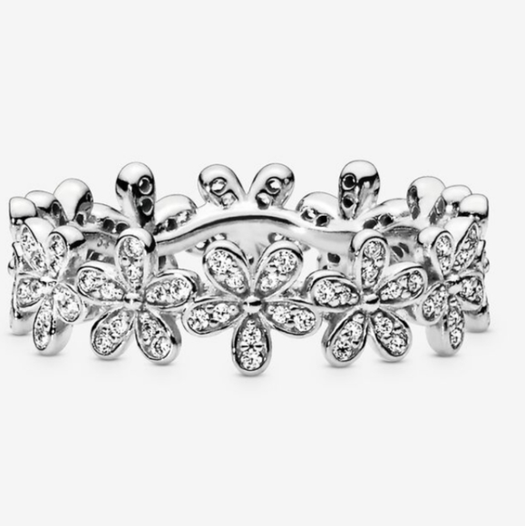 Pandora Jewelry Authentic Pandora Daisy Ring Cz Stones Floral
